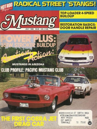 MUSTANG by HOT ROD 1989 JULY - PAXTON GT350, 1st CJ